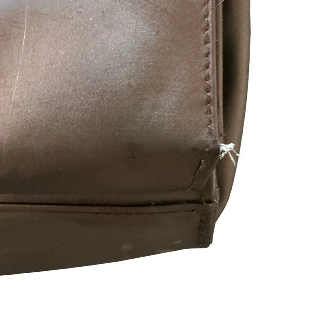Chocolate Brown tote can be use as diaper bag or lap top bag